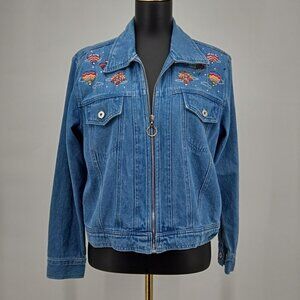 Vintage Embroidered Denim Jacket